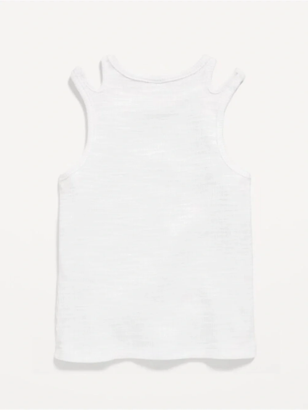 Old Navy | White Sleeveless Ribbed Tank Top, Girl’s Medium (8)